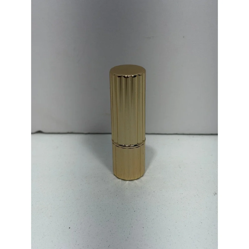 Estee Lauder All-Day Lipstick Alfresco Brick Vintage Gold Fluted Tube Brown